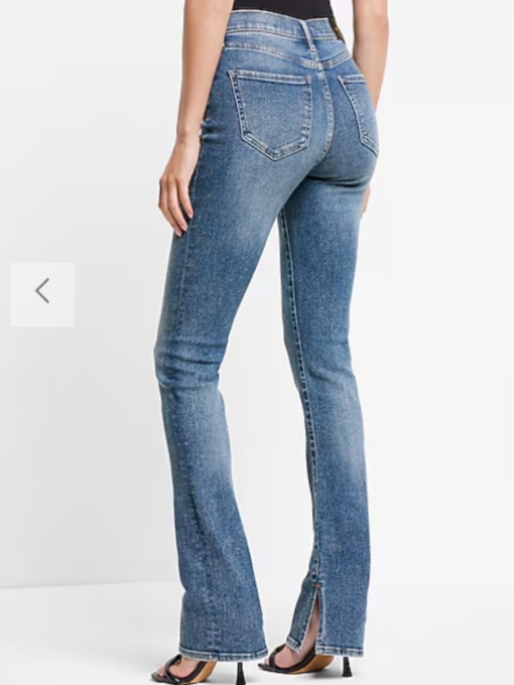 Express Mid Rise Medium Wash Skyscraper Jeans